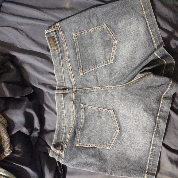 Natural Reflections Comfort Stretch Jean Shorts - Picture 2 of 2